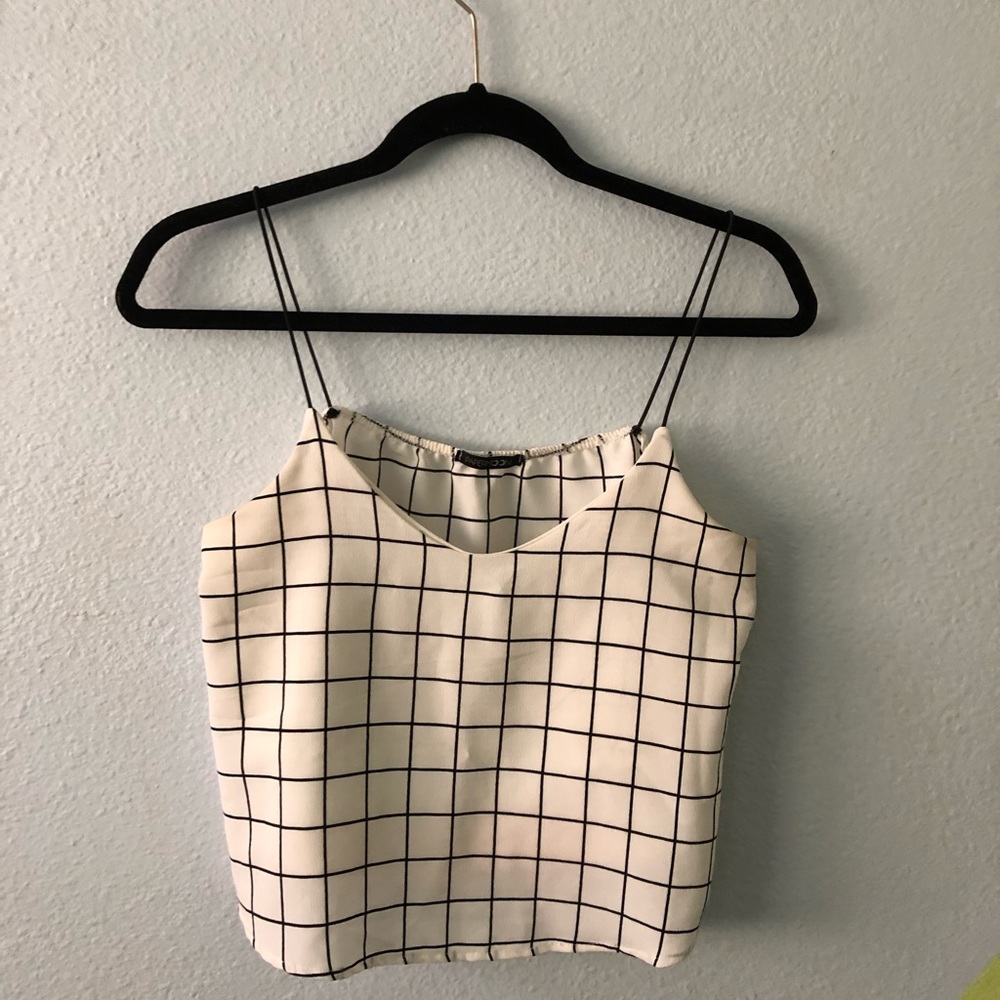 White Boxed Top
